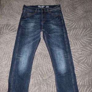 32W 36L Wrangler Slim Straight jeans